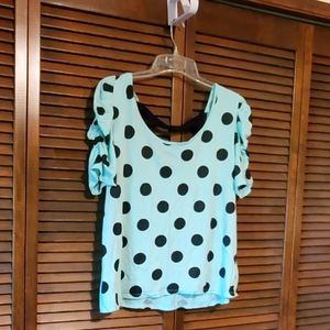 Polka Dot with Bows Top